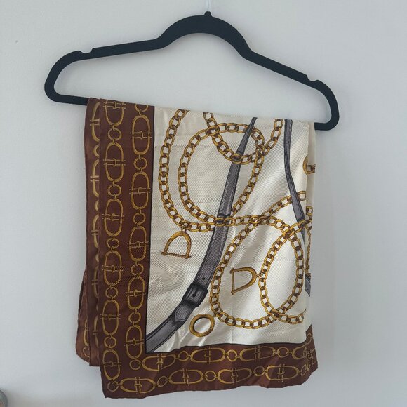 Vintage Roberta Di Camerino Silk Scarf - Picture 1 of 2